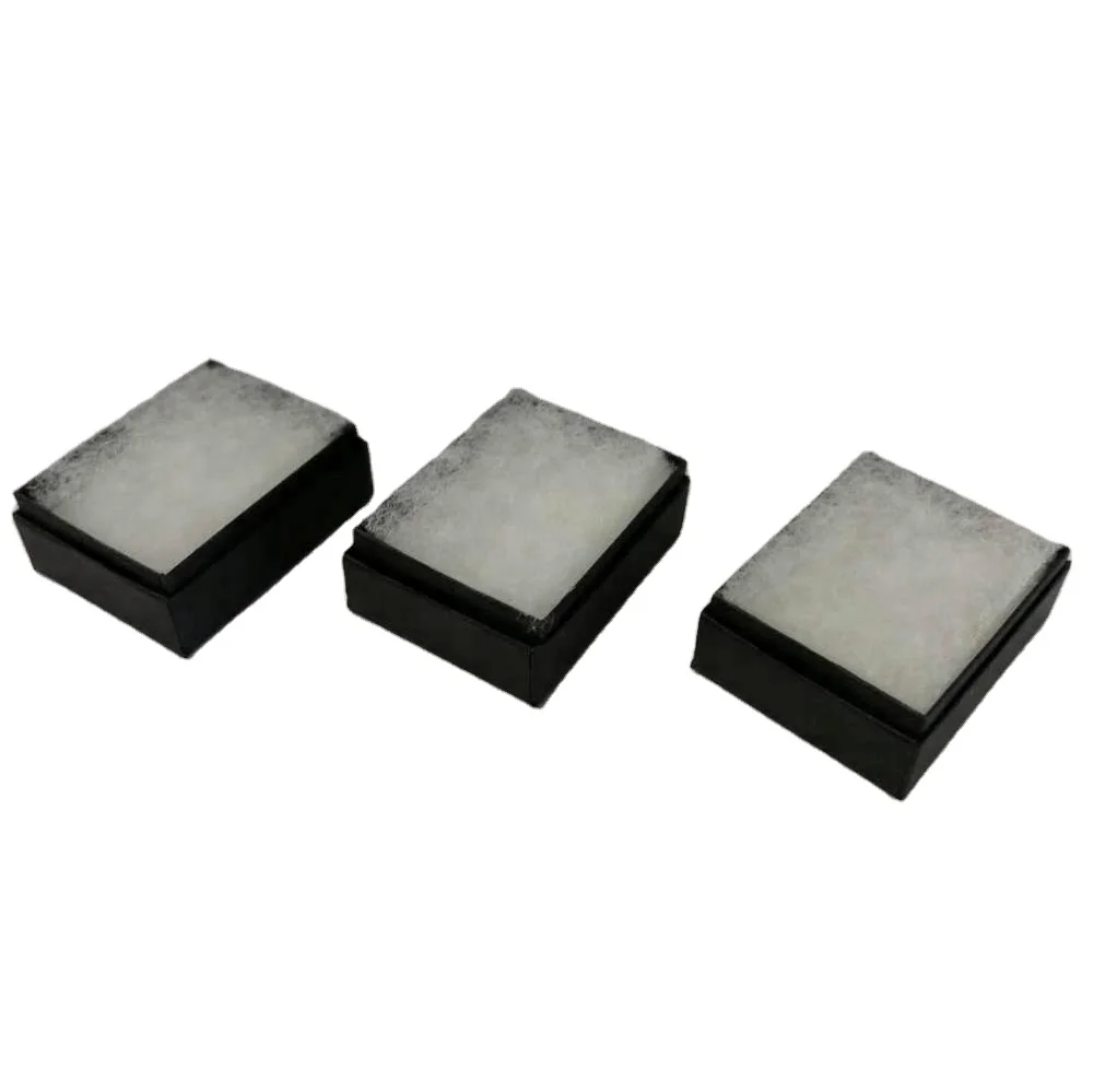 Z11BP Wholesale 11 size Matte Black Color Cotton Filled Cardboard Small Jewelry Boxes