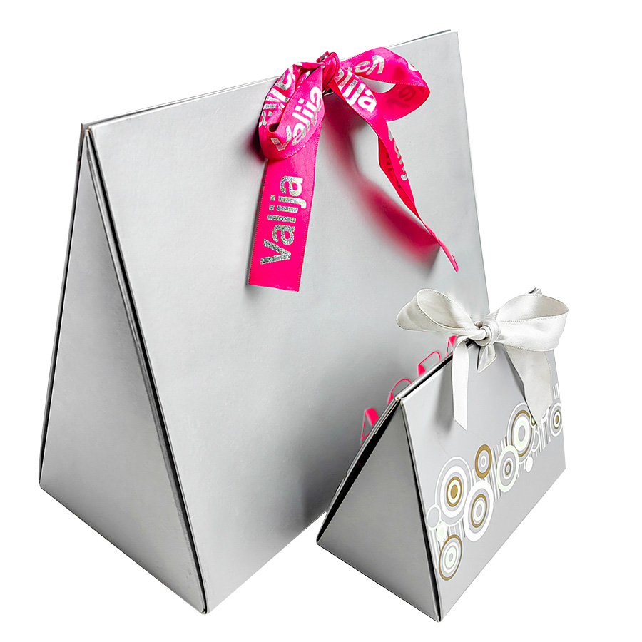 Purse Style White Folding Shipping Box