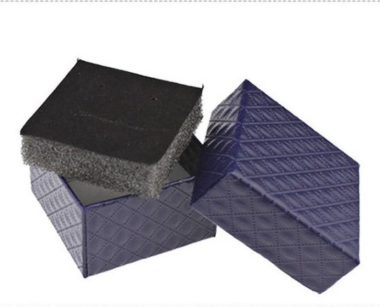 Diamond pattern Jewelry boxes with flocking foam inserts ring box pendant box