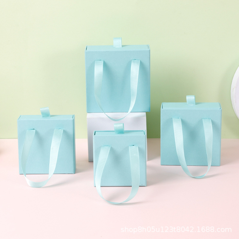 Teal Blue Jewelry Drawer Boxes
