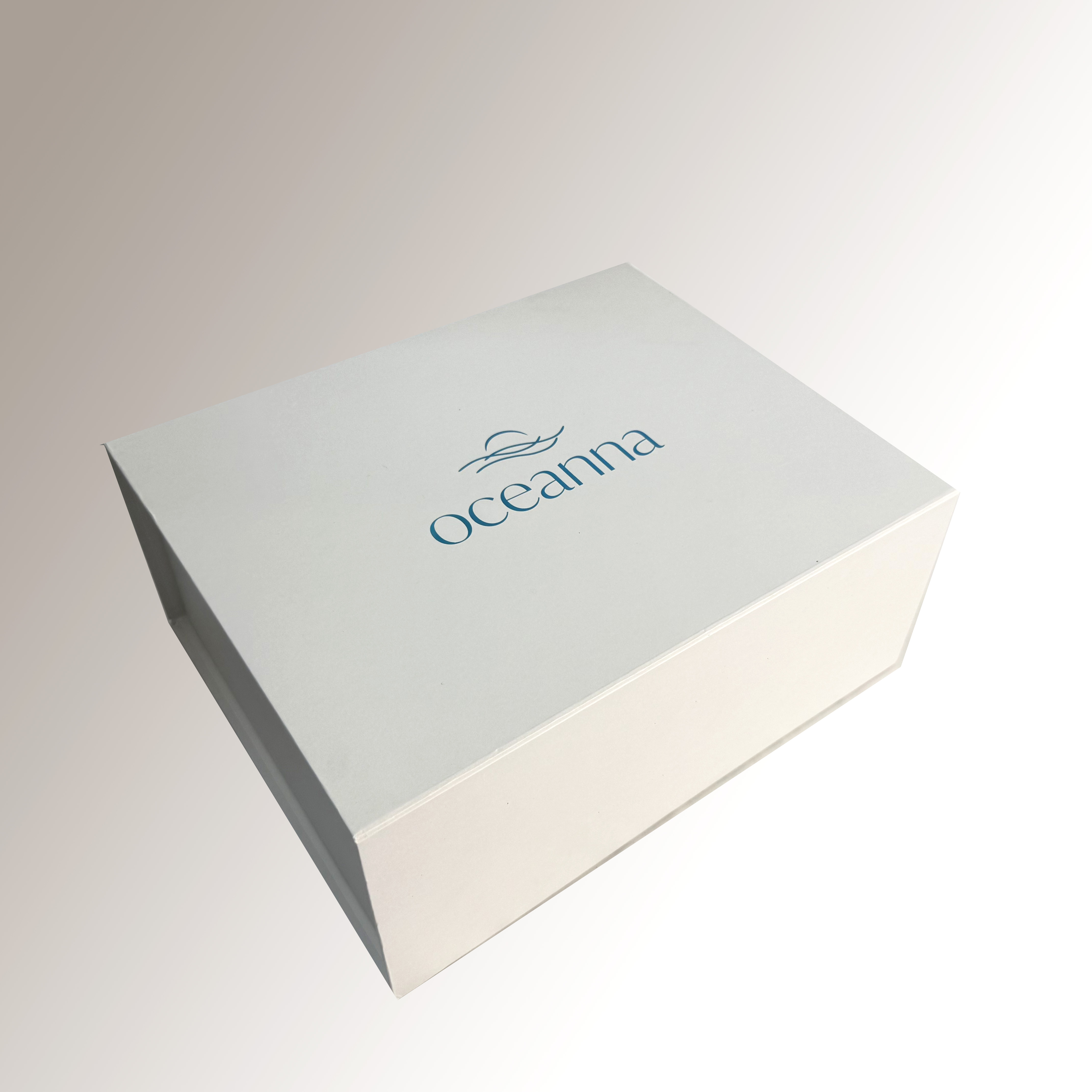 Large White Printing Paper Folding Magnetic Box For Wig Clothing Packaging Custom Logo